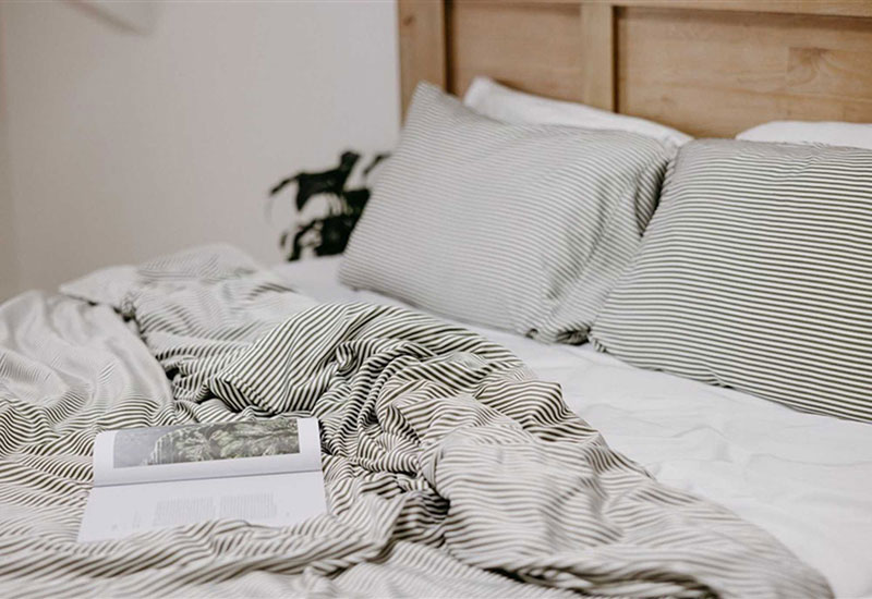 配備一張配有有機棉寢具的床，體驗可持續的睡眠環境。